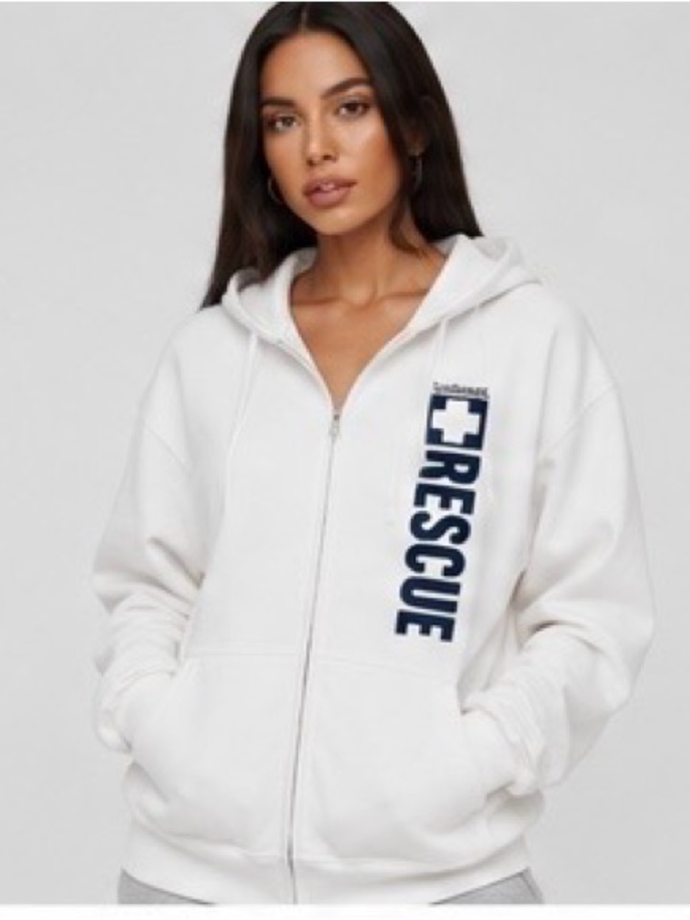 Alta Seaworld Kids' White 'Rescue' Zip Hoodie